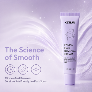 Crème dépilatoire naturelle pour le visage, apaisante et hydratante pour peaux sensibles, sans taches sombres, crème dépilatoire douce, vente en gros - Product Image 2