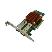 Tarjeta de Red para Servidor con Adaptador Ethernet PCIe 3.0 X8 de Fibra de Doble Puerto y 10 Gb/s, X520-DA2, con Garantía de 3 Años, Controlador Intel 82599ES