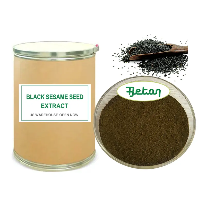 High Quality Best Price Organic Sesamin Water-Soluble Black Sesame Seed Extract Powder Sesamin Lignan Extract Powder
