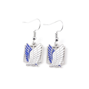Al por mayor Joyerí<span class=keywords><strong>a</strong></span> de Anime: Llaveros, Pendientes, Collares, Broches, Colgantes con Diseño de Alas de Mikasa de Shingeki No Kyojin, Regalos - Product Image 6
