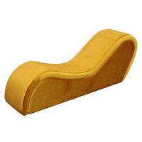 Promotion Canapé d'Amour en S Multi-Fonctionnel Aide Posturale Érotique Meuble Sexuel BDSM en Bois pour Chambre à Coucher, Fauteuil pour Couples
