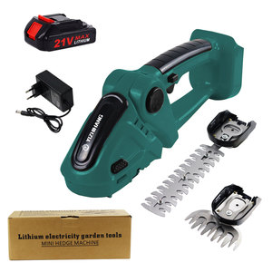 F FLLJ inalámbrico 21V batería de litio herramienta de jardín podadora de árboles al por mayor corte de plantas eléctrico cortasetos de doble hoja - Product Image 3
