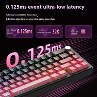 Beat65 Side Printed Contour Keycaps Aluminium Alloy Custom Keyboard Rotary Knob Web Driver untuk Win Mac 77 Tombol RGB Backlit