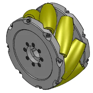 S-S Bánh Xe Mecanum Xe Nâng Hạng Nặng 6 Inch 150Mm 600Kg