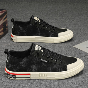 รองเท้าผ้าใบลำลองบุรุษกันลื่นกันน้ำทนต่อการสึกหรอสบายระบายอากาศได้น้ำหนักเบาพื้นนุ่มอินเทรนด์ฤดูร้อนฤดูใบไม้ร่วง - Product Image 3