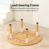 Vente en gros d'usine MIXIN - Mobilier préscolaire - Ensemble table et chaises rondes pour enfants - Table d'activités ergonomique pour la maternelle