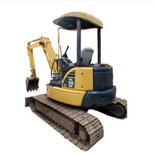 Mini-excavatrice diesel compacte d'occasion KOMATSU PC50UU-2 de 4,5 à 5,5 tonnes avec pince hydraulique - Product Image 1