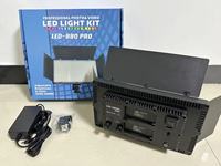 Lumière vidéo LED-880 PRO 50W 3200K-5600K pour studio photo, éclairage photographique, éclairage vidéo LED pour studio de cinéma