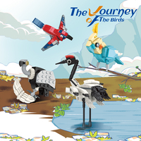 59082 romantique oiseau voyage assemblé briques modèle bloc de construction éducatif enfants Collection cadeau jouets