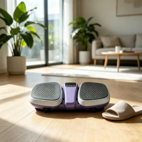Plateforme vibrante sans fil portable pour le corps entier, pour la maison, tonification, mise en forme, amincissement, bien-être, appareil de fitness