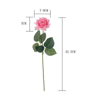 Rose Artificiali in Seta Multicolore all'Ingrosso, Bianche e <span class=keywords><strong>Rosa</strong></span>, per Decorazioni di Uffici, Case, Matrimoni e Feste, Rose Finte per Tavoli e Pareti - Product Image 4