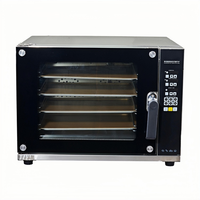 Four à convection électrique industriel élégant pour cuisine commerciale, 5 plateaux, 60L, en acier inoxydable, pour boulangerie