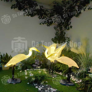 Holiday Egret Sculpture Decorative Light Ip65 Outdoor Led <b>Bird</b> <b>Lamp</b> For Park Lawn Festive Display - Product Image 4
