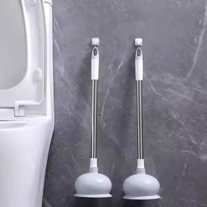 Plongeur de toilette gris flexible avec dispositif d'<span class=keywords><strong>aspiration</strong></span> en caoutchouc et en acier inoxydable tuyau d'égout drague - Product Image 4