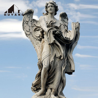 Statue de Vénus en marbre naturel sculptée sur mesure pour la décoration extérieure de jardin européen, sculpture de déesse en pierre