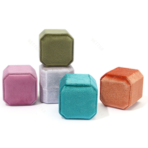 Wholesale Travel Jewellery Organizer Case <strong>Mini</strong> Small Gift Rings Pendant Storage Velvet <strong>Jewelry</strong> <strong>Box</strong> - Product Image 4