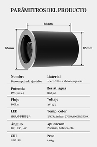 Oferta Exclusiva: Luz LED Subterránea INGROUND-90 de Fábrica HK, Impermeable, DC24V 5500K, para Jardín, Camino, Acera, Iluminación Personalizada - Product Image 2