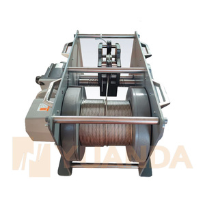 Winch tali kawat listrik tipe Eropa, kerekan listrik kecepatan tinggi 2 ton drum besar - Product Image 1