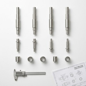 บริการงานกลึง <span class=keywords><strong>CNC</strong></span> <span class=keywords><strong>แบบ</strong></span>สวิสชนิดพิเศษ สำหรับเหล็กกล้าไร้สนิม 316L แกนและบูชแบบขั้นบันไดที่มีความแม่นยำสูง บริการงานกลึงแบบ OEM - Product Image 1