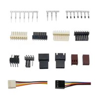 Konektor Kabel Harness Adaptor Konduktor Tembaga Berlapis Timah PVC 2-4Pin Alternatif Molex 2510 2.54MM Pitch 22-01-3027 KK254