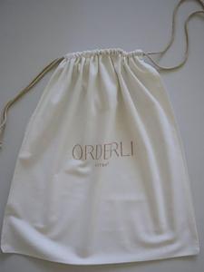 Pochette en toile de coton épaisse, petite, de luxe, unie, avec cordon de serrage, logo personnalisé - Product Image 4