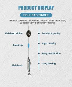 Plombs de pêche en forme d'œuf, plombs plombs en plomb de type balle, 0,25 oz, 1 oz, 1,5 oz pour la pêche au bar, la pêche au drop shot, la pêche en eau douce et salée, matériel de pêche - Product Image 5