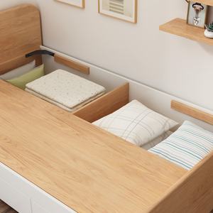 Muebles Modernos para el Hogar, Camas con Estructura de Madera Maciza y Almacenamiento - Product Image 4