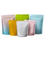 Sac en plastique PE auto-scellé personnalisable emballage indépendant de couleur épaisse pour grands sacs cadeaux de bouche de nourriture de grains de café de thé