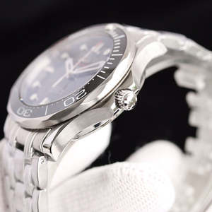 Montre de luxe pour homme 2025, 42 mm, cadran en cristal saphir, résistance à l'eau 3 ATM, boîtier en alliage, bracelet en acier inoxydable 22 mm, cuir - Product Image 3