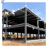 Bâtiment préfabriqué de hangar de stockage d'entrepôt en métal de structure métallique
