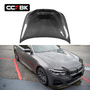 Para <span class=keywords><strong>BMW</strong></span> G20 G21 320i <span class=keywords><strong>320d</strong></span> 325i 330i 330d 340i 340d 2018-2026 Cubierta de Capó Delantero Estilo GTS de Fibra de Carbono Seca 41008494446 - Product Image 1