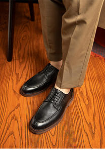 <span class=keywords><strong>Chaussures</strong></span> habillées pour hommes, style italien, <span class=keywords><strong>chaussures</strong></span> en cuir véritable, lacets, fabrication artisanale, <span class=keywords><strong>chaussures</strong></span> de bureau, <span class=keywords><strong>chaussures</strong></span> habillées Oxford pour hommes - Product Image 6