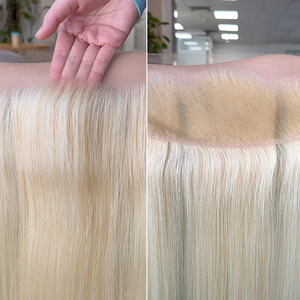 613 #   13x4 pour fermeture frontale en dentelle droite, cheveux humains vierges Remy brésiliens, 10-22 pouces - Product Image 6