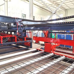 Machine de soudage automatique de treillis métallique <span class=keywords><strong>SADE</strong></span> 5-12mm maille d'armature en béton ligne de production de barres d'armature usine chinoise noyau PLC - Product Image 2