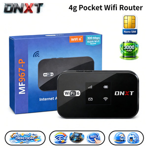 Router WiFi Portatile DNXT 4G WiFi6 300Mbps, Mifi Tascabile con WPS, Router 4G con Sim, Modalità AP, Dispositivo WiFi Tascabile 4G per Uso in Gruppo - Product Image 1