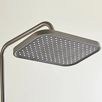 Système de douche thermostatique de luxe avec affichage numérique LED, contrôle de température en temps réel, jet de pluie et jets corporels pour salle de bain moderne