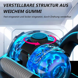 Электрический мастурбатор для мужчин с двойной ручкой и 6 телескопическими насадками, имитирующий вагину, для мужской мастурбации - Product Image 2