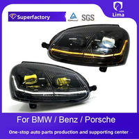 AlyntriX Nouveaux phares de voiture FT Golf 5 MK5 à LED avec projecteur et feux de jour 2003-2010 Accessoires automobiles (un côté)