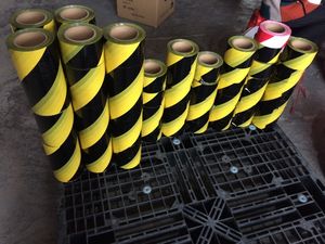 เทปเตือนกั้น PE <span class=keywords><strong>แถบ</strong></span>สีแดงและสีขาววัสดุใหม่สำหรับถนนและ<span class=keywords><strong>ตำรวจ</strong></span> - Product Image 5