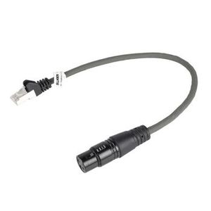 Cable Digital XLR 3p Hembra a Conector RJ45 0.30 M Gris Oscuro - Product Image 1