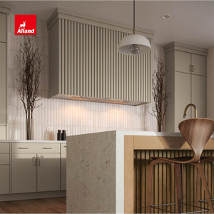 Allandcabinet hoàn toàn tùy chỉnh phong cách hiện đại sàn cửa tủ bếp ngà ván ép sơn mài hoàn thiện MDF carcase Laminate sử dụng nhà - Product Image 2