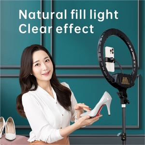 DENGWEI 21 pouces <span class=keywords><strong>55</strong></span> <span class=keywords><strong>Cm</strong></span> LED anneau lampe maquillage beauté remplissage anneau lumière pour Selfie téléphone diffusion en direct éclairage photographique - Product Image 5