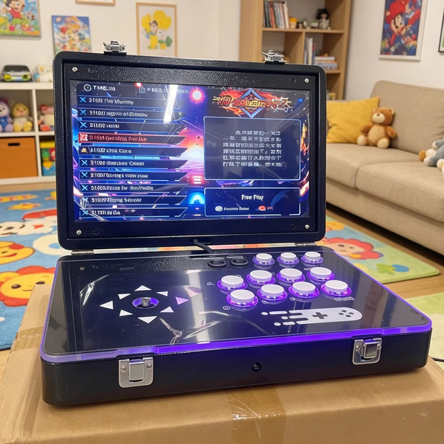 Portable Mini Arcade Machine Coin Operated Classic Retro Game Console for Kids Home Use Classic Retro Arcade Game Cabinetpandora