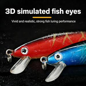 Señuelo de Pesca SWORDFISH, Cebo Artificial Duro de ABS, Lanzamiento <span class=keywords><strong>Largo</strong></span>, 100mm, Señuelo Minnow, Cebo de Fondo para Agua Media, para Pesca de Lubina en Lagos y Ríos - Product Image 1