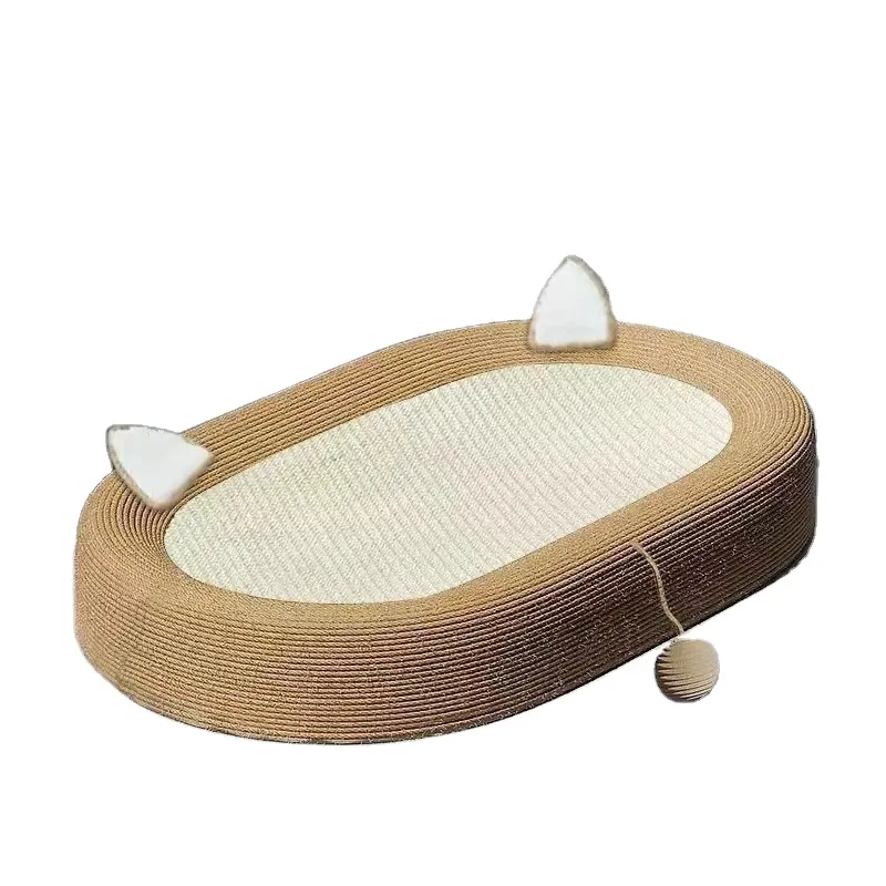 Sisal Touw Krabbord Kat Krabpaal Voor Vloer Of Wand Gemonteerd Gebruik Met Speelgoed Ballwall Meubelen Kat Scratcher Mat