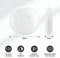 Etiqueta Inteligente Delgada Antipérdida, Resistente al Agua IP67, Localizador de Objetos con Batería CR2032 para Llaves, Cartera, Equipaje de Viaje