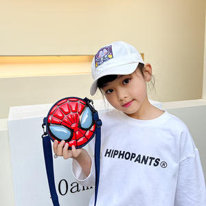 Sac de messager de mode créative pour garçon Cartoon Cool Spider Man Captain America sac à bandoulière étanche PU porte-monnaie en gros - Product Image 6