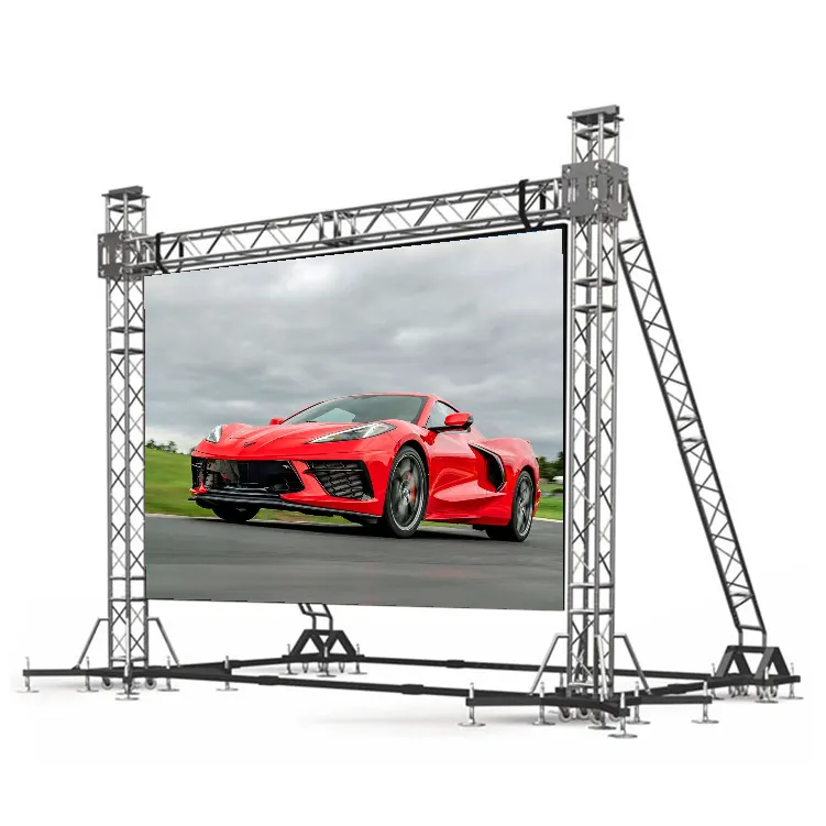 P3.91mm hub rental led display flexible led rental Indoor stage rental led screen