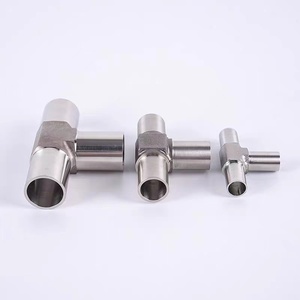 <span class=keywords><strong>3</strong></span> WAY 316 Edelstahl Eqaul kurzes TEE-Schweiß ende für Chemikalien - Product Image 3