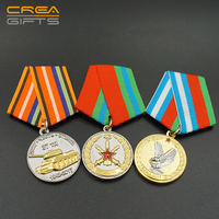 Médaille et ruban personnalisés, Croix de Fer, Récompense d'honneur, Barretas, Médaille en métal doré du Sud du Vietnam, du Portugal et de la France